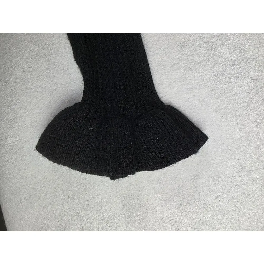 For Love And Lemons Camielle Knit Ruffle Sweater Size Medium